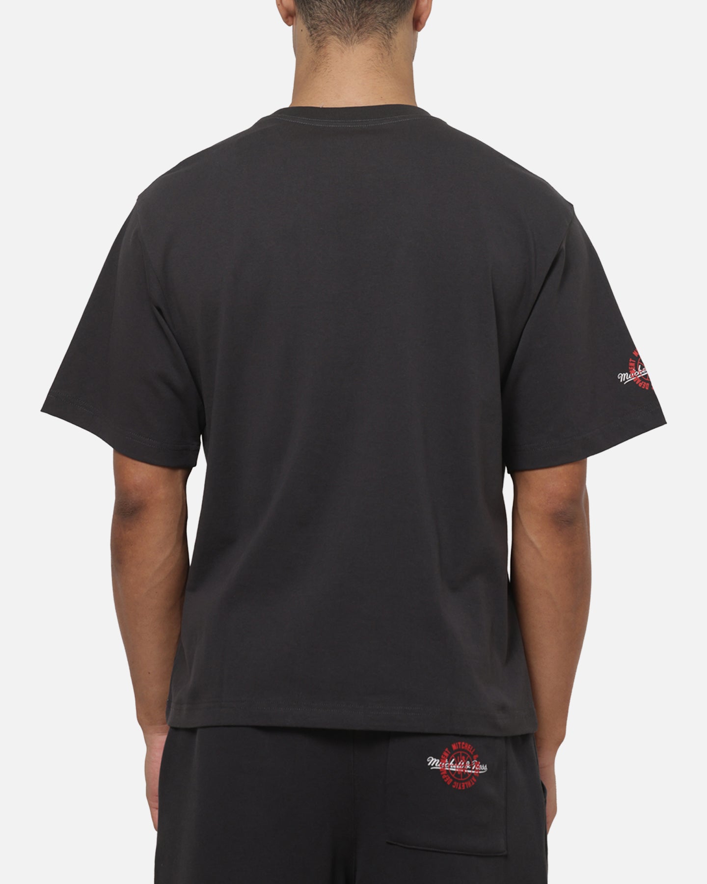 Mitchell & Ness Chicago Bulls Overprint T-Shirt Washed Black
