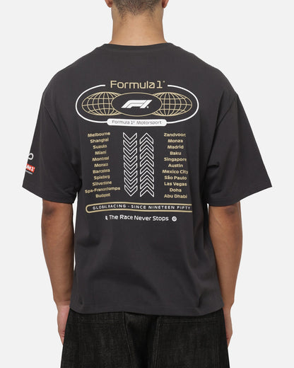 Mitchell & Ness Formula 1 Motorsport Box T-Shirt Washed Black