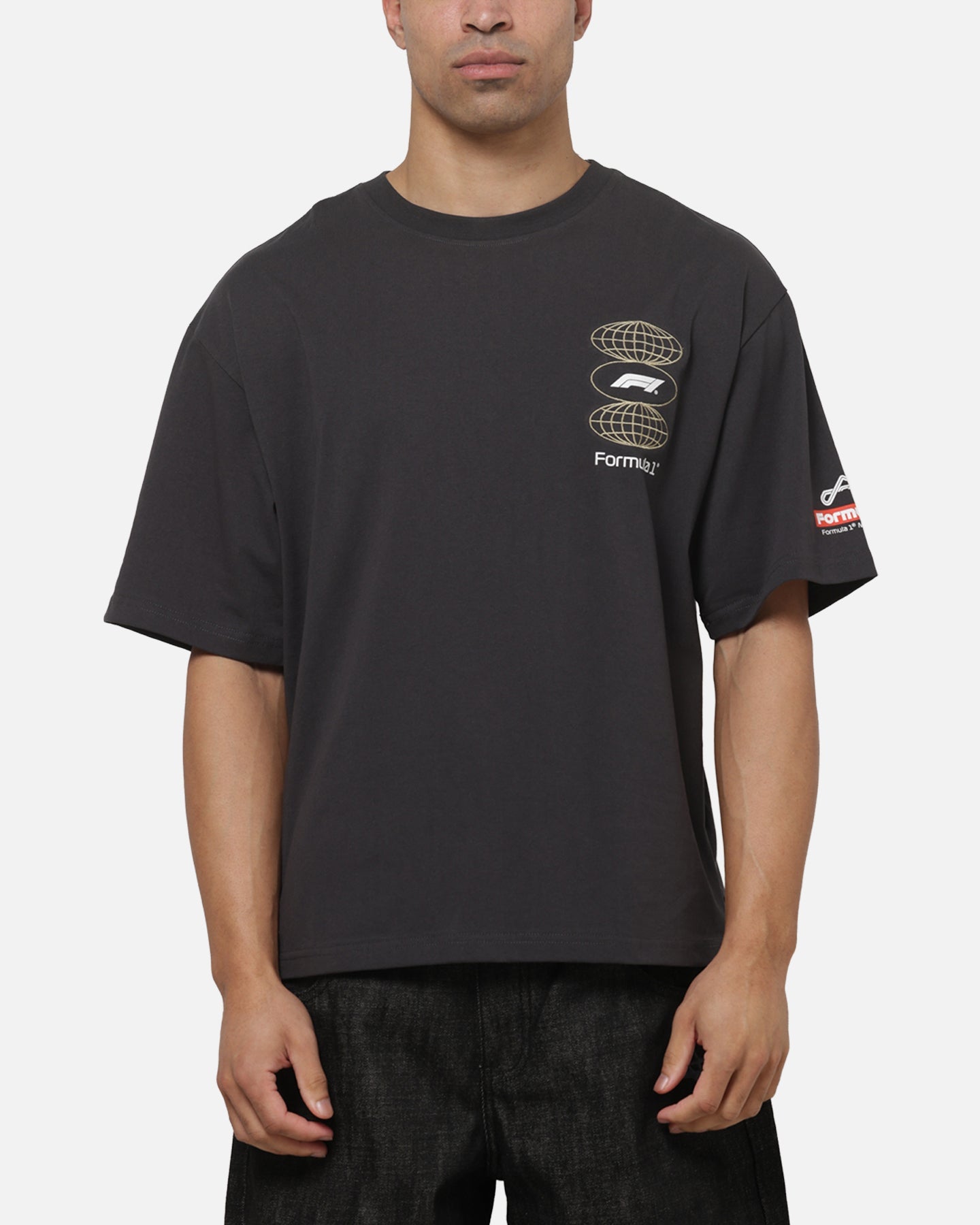 Mitchell & Ness Formula 1 Motorsport Box T-Shirt Washed Black