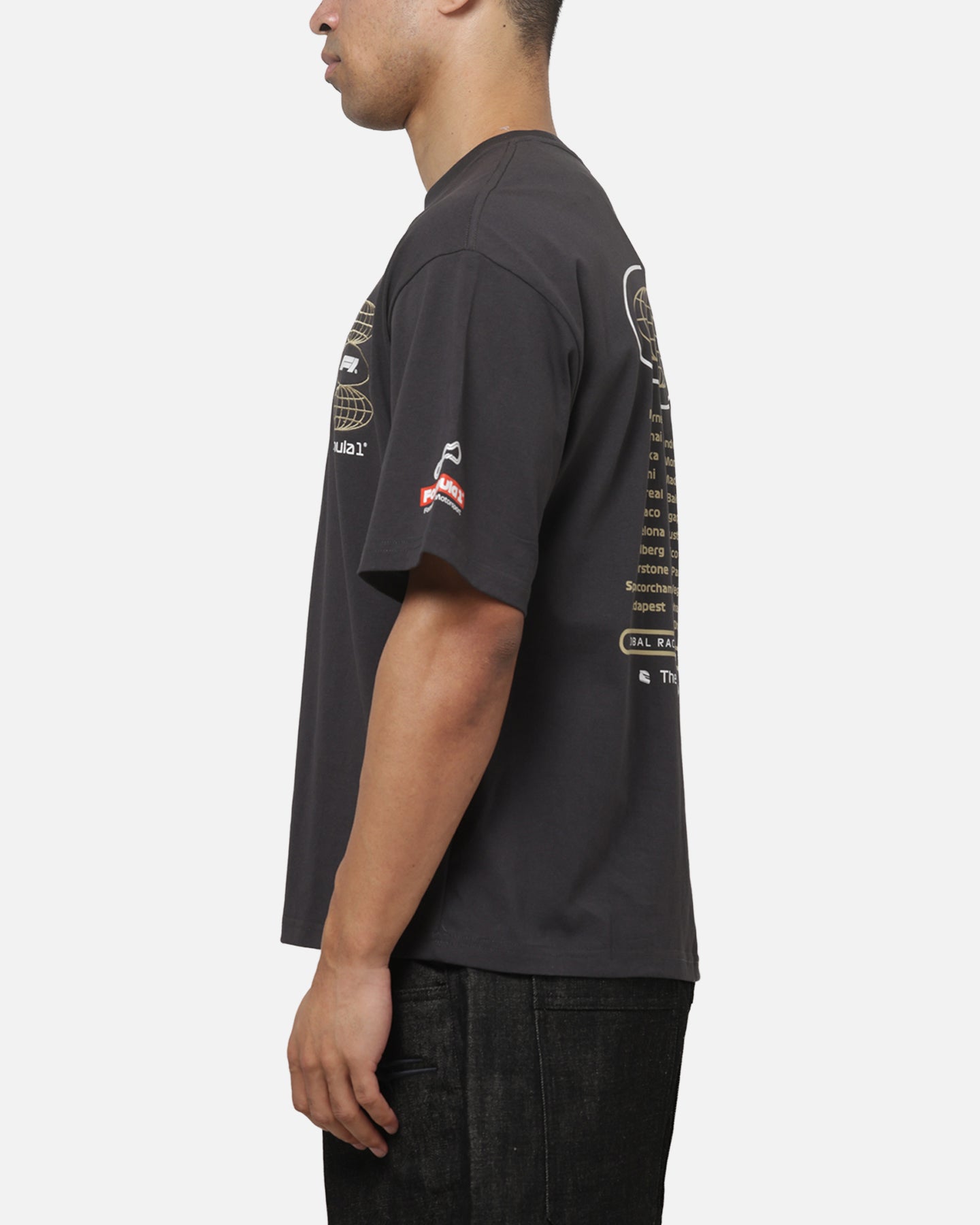 Mitchell & Ness Formula 1 Motorsport Box T-Shirt Washed Black