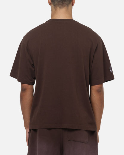 Mitchell & Ness Los Angeles Lakers Overprint T-Shirt Dark Oak