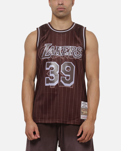 Mitchell & Ness Los Angeles Lakers Dwight Howard #39 Overprint Swingman Jersey Dark Oak