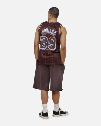 Mitchell & Ness Los Angeles Lakers Dwight Howard #39 Overprint Swingman Jersey Dark Oak
