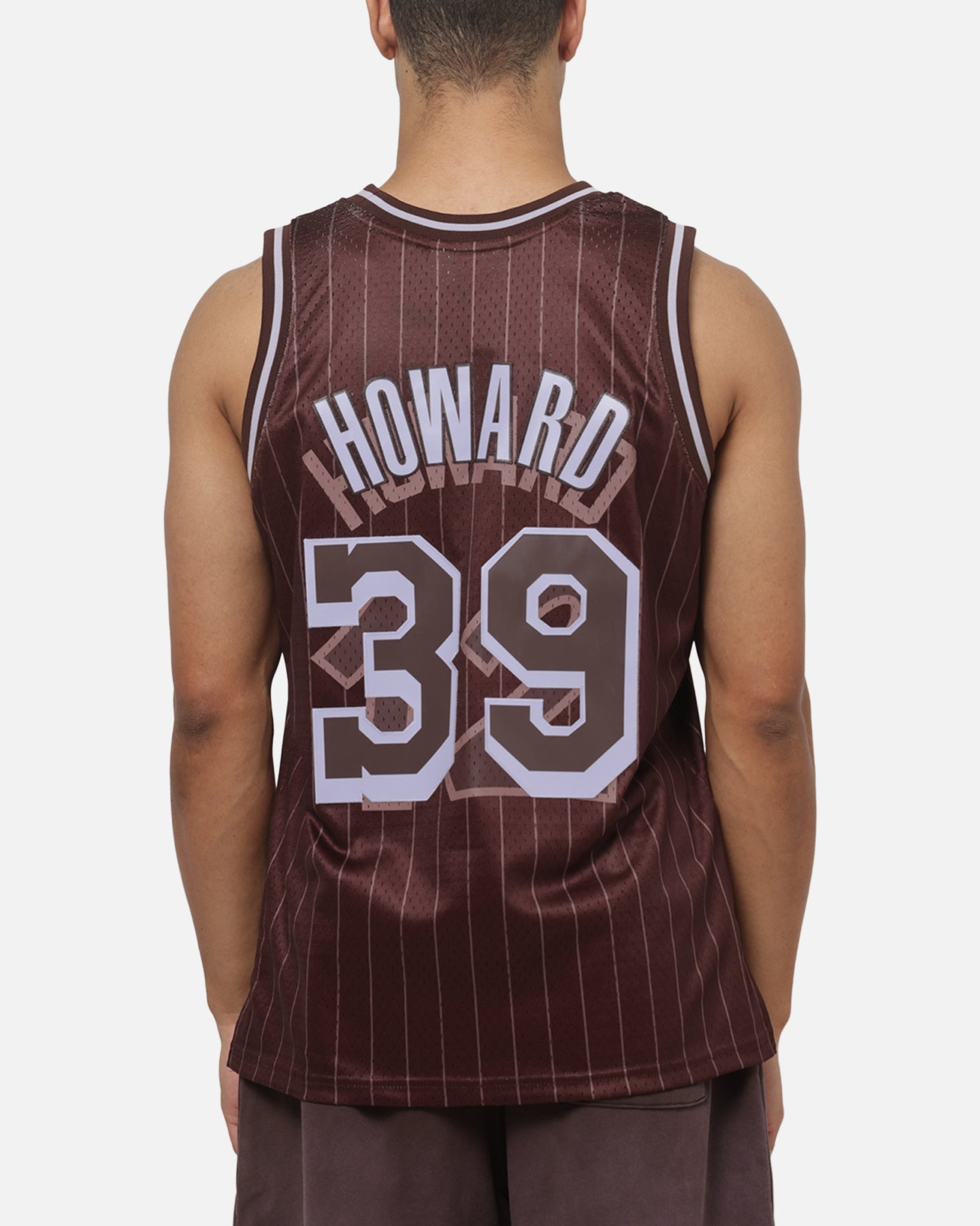 Mitchell & Ness Los Angeles Lakers Dwight Howard #39 Overprint Swingman Jersey Dark Oak