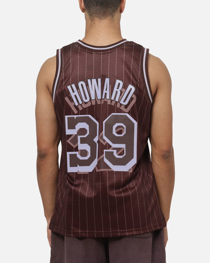 Mitchell & Ness Los Angeles Lakers Dwight Howard #39 Overprint Swingman Jersey Dark Oak
