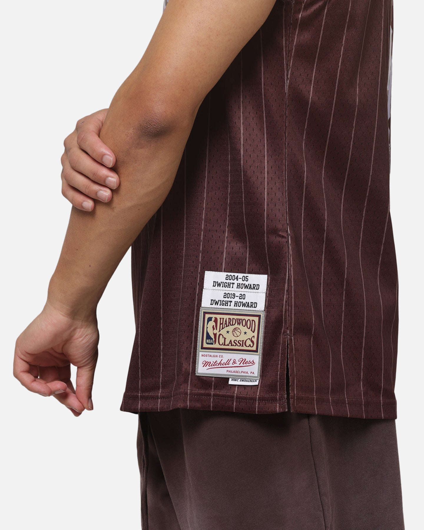 Mitchell & Ness Los Angeles Lakers Dwight Howard #39 Overprint Swingman Jersey Dark Oak