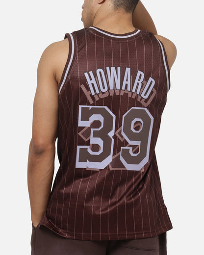 Mitchell & Ness Los Angeles Lakers Dwight Howard #39 Overprint Swingman Jersey Dark Oak