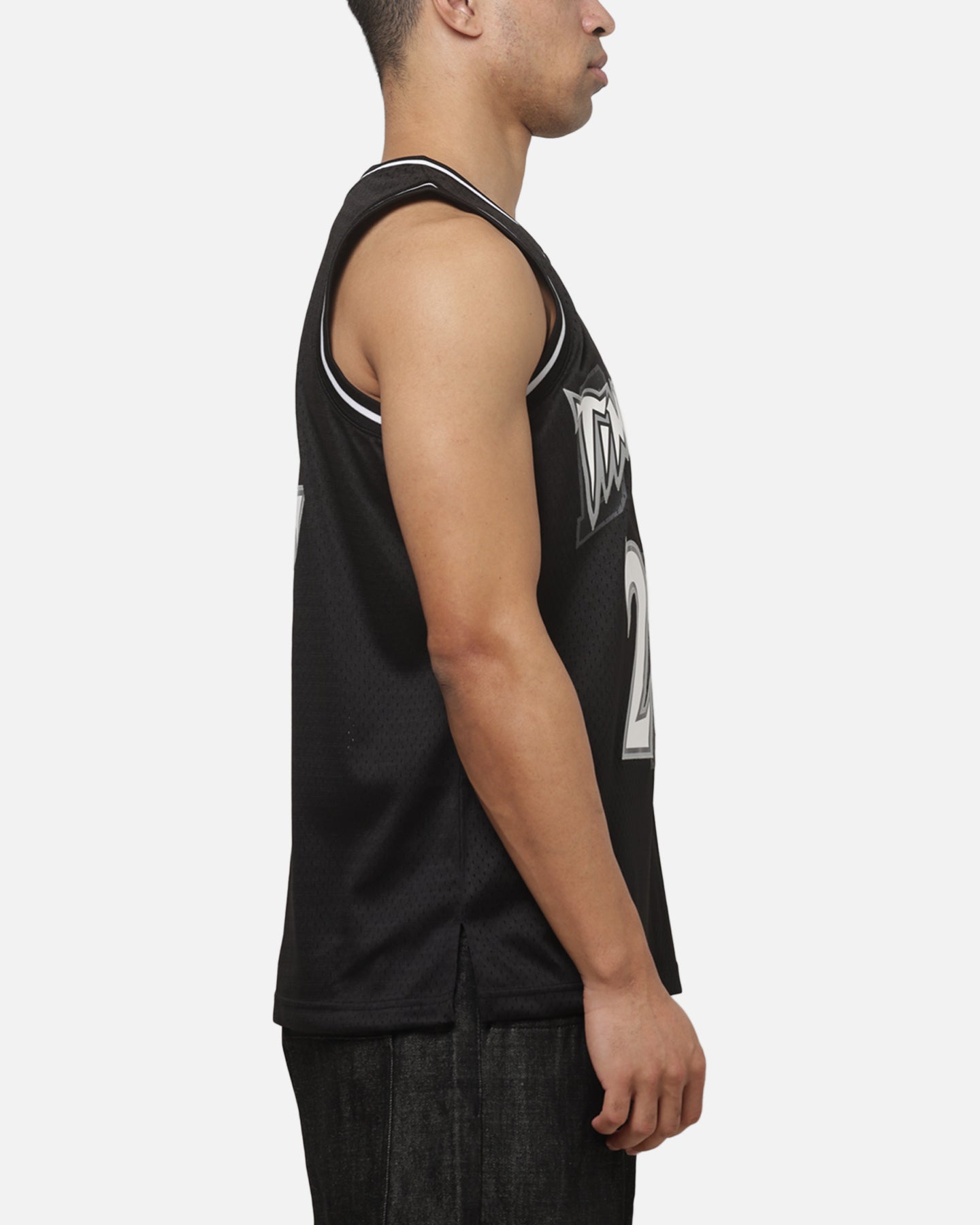 Mitchell & Ness Minnesota Timberwolves Derrick Rose #25 Overprint Swingman Jersey Black