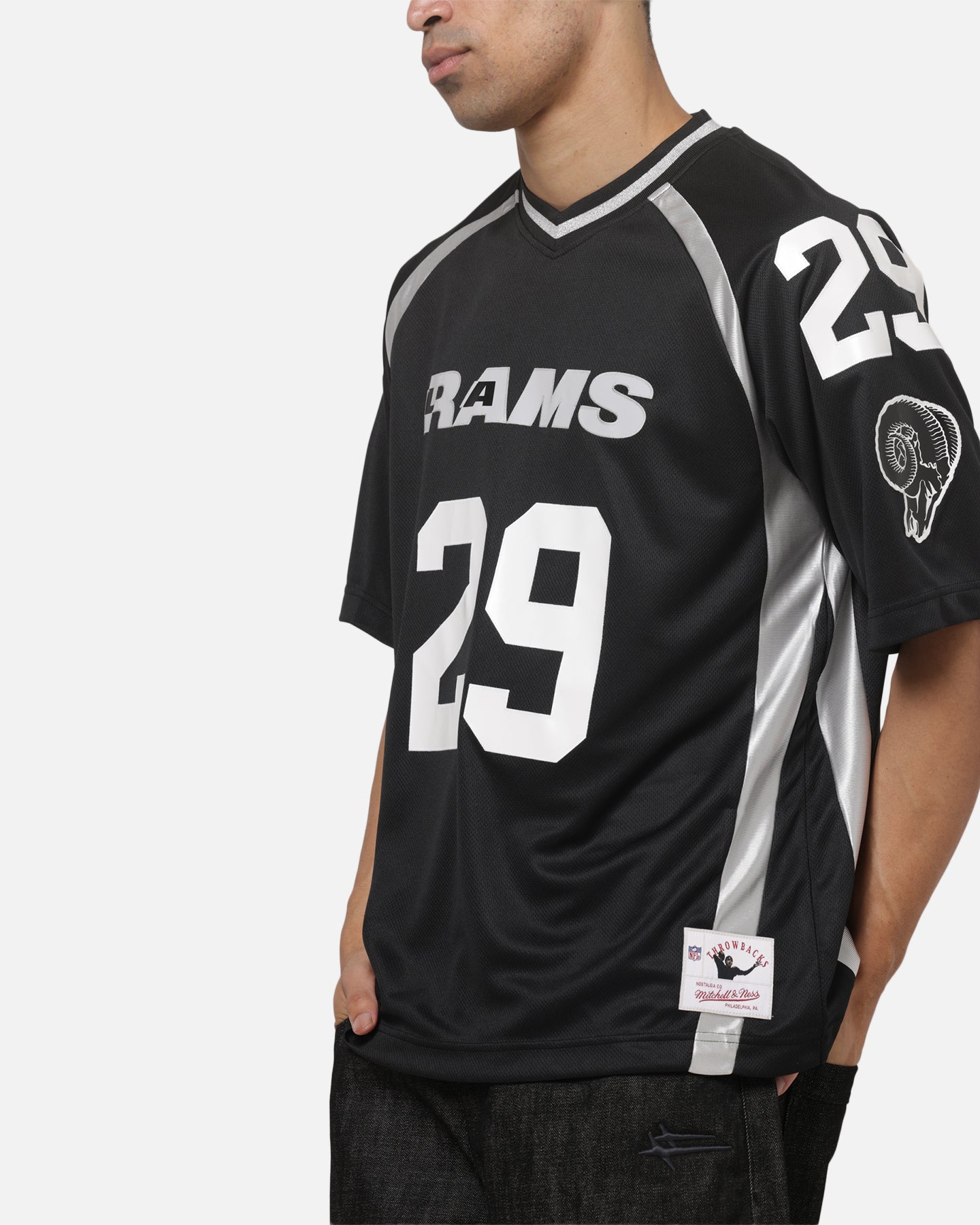 Mitchell & Ness Los Angeles Rams Established Jersey Black