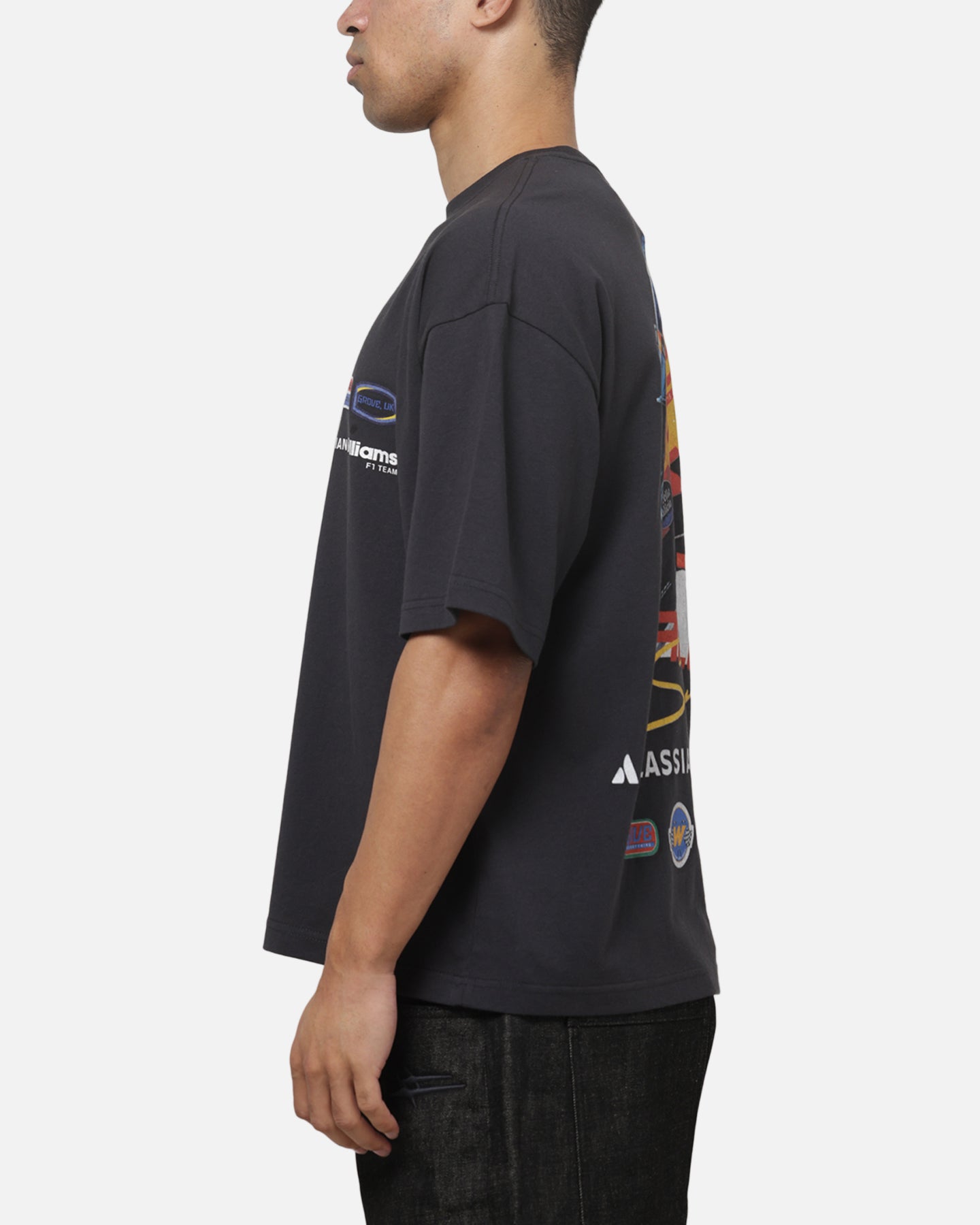 Outerstuff X Atlassian Williams F1 Carlos Sainz Jr. T-Shirt Washed Black