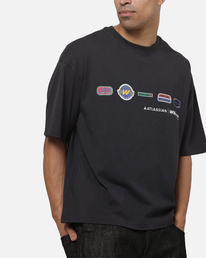 Outerstuff X Atlassian Williams F1 Carlos Sainz Jr. T-Shirt Washed Black
