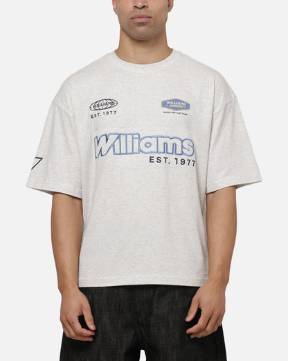 Outerstuff X Atlassian Williams F1 Racing Crown T-Shirt Silver Marle