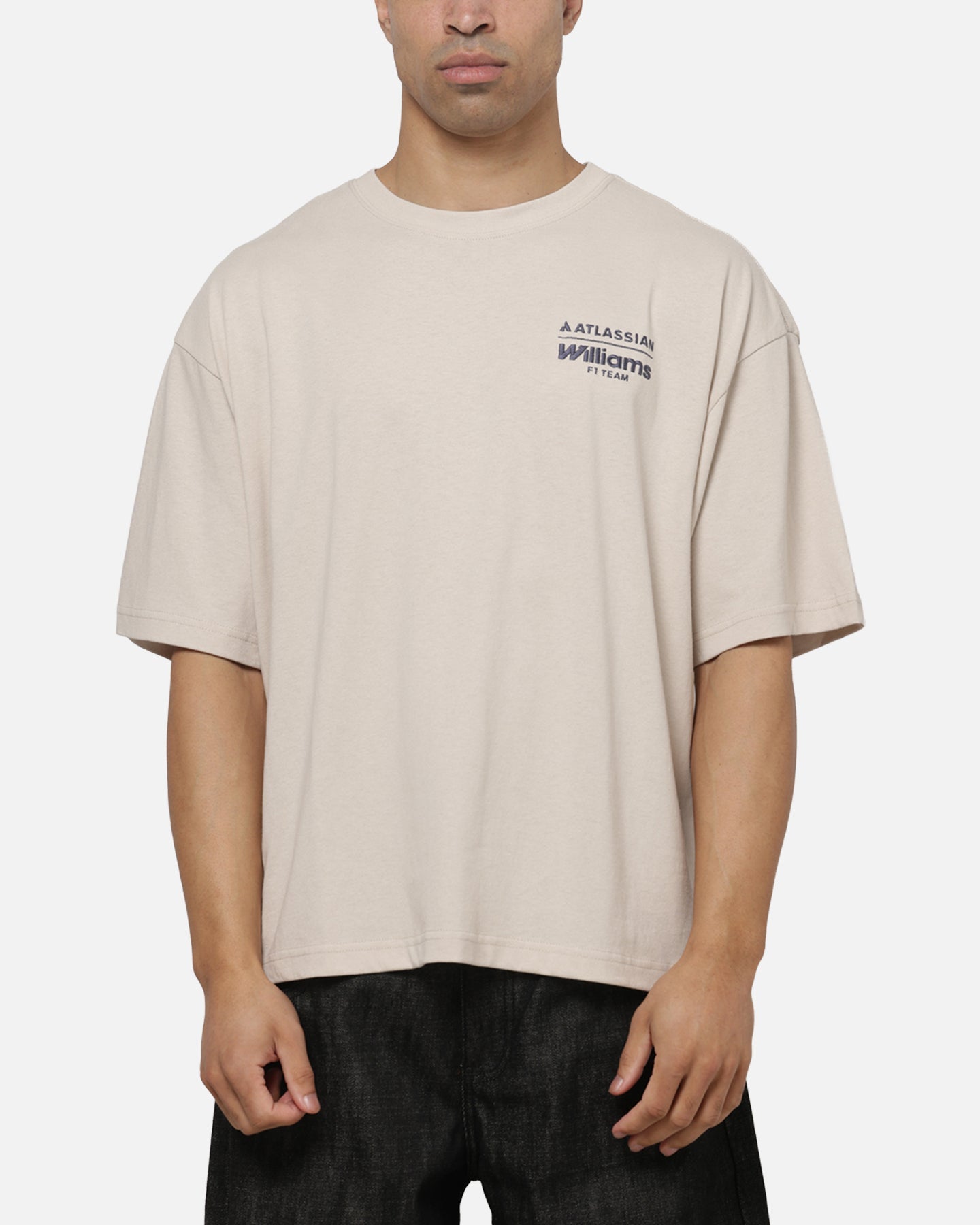Outerstuff X Atlassian Williams F1 Racing Union Jack T-Shirt Off White