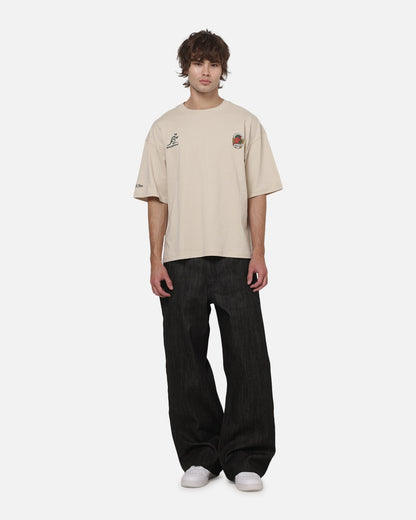 AVILA Mitchell & Ness Wallabies Cropped T-Shirt Ivory