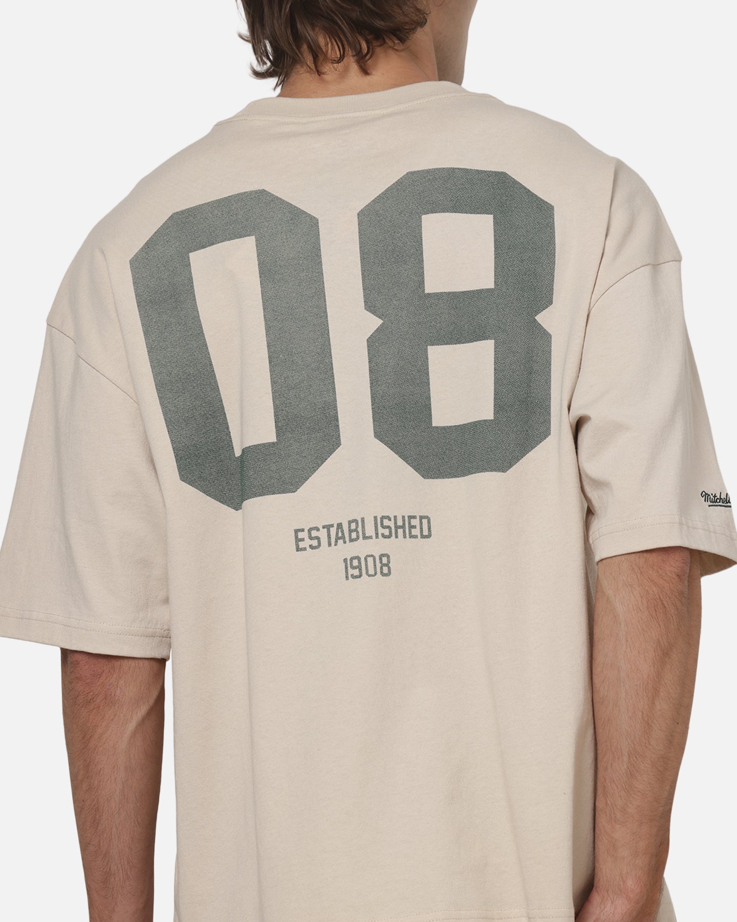 AVILA Mitchell & Ness Wallabies Cropped T-Shirt Ivory