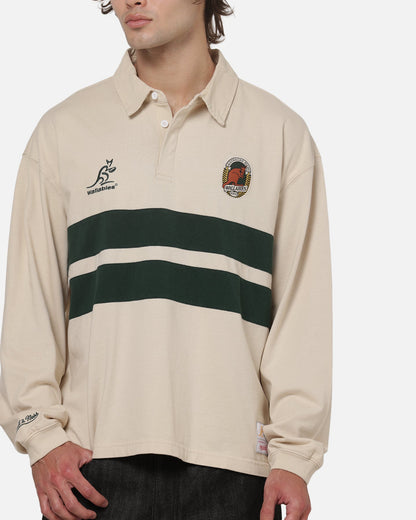 AVILA Mitchell & Ness Wallabies Rugby Long Sleeve Polo