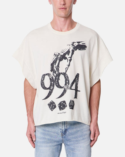 MNML Gamble Cut Off T-Shirt Off White