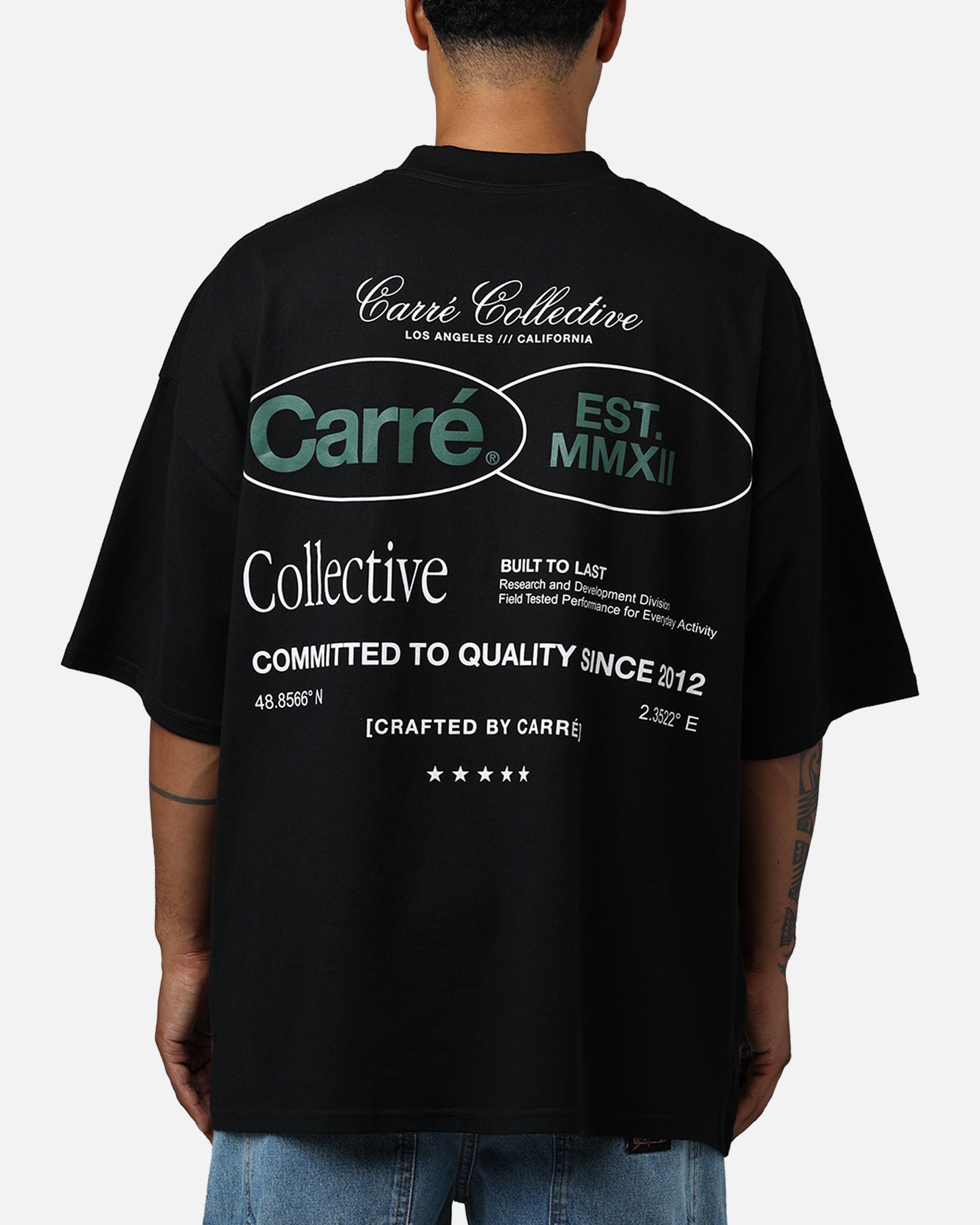 Carre Mmxii T-Shirt Black