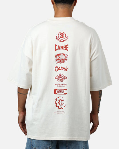 Carre Stacked Logo T-Shirt Off White