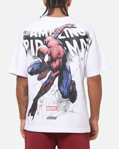 73Studio Marvel Spider-Man All Over Print T-Shirt White