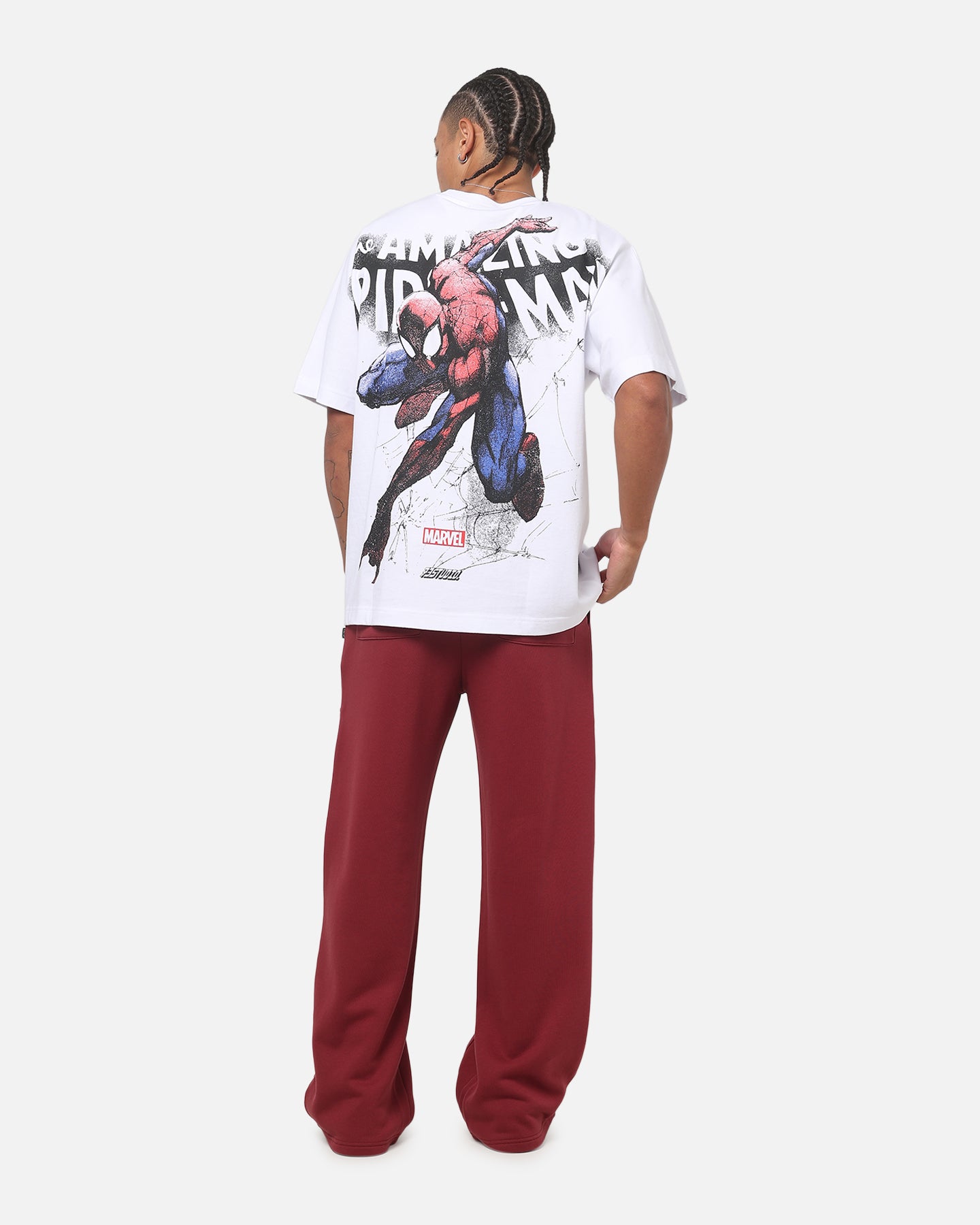 73Studio Marvel Spider-Man All Over Print T-Shirt White