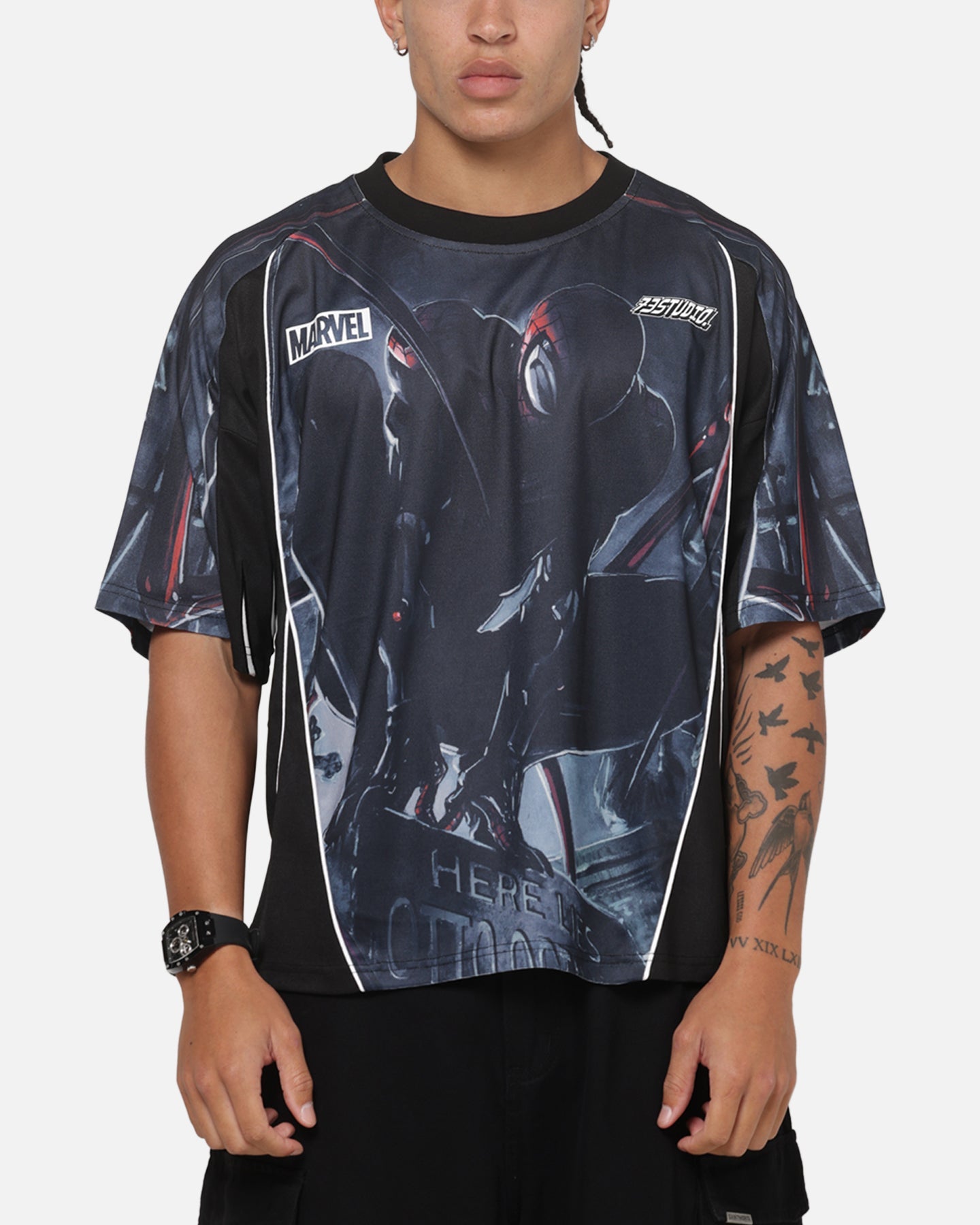 73Studio Marvel Spider-Man Superior Jersey Black
