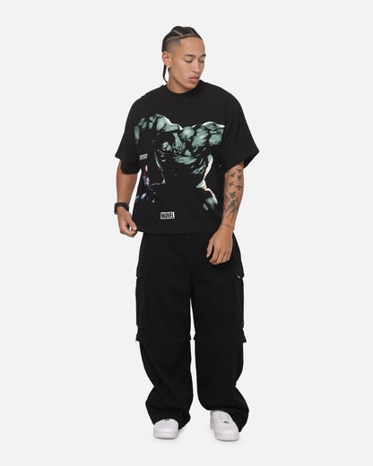 73Studio Marvel Hulk Vs Spider-Man T-Shirt Black