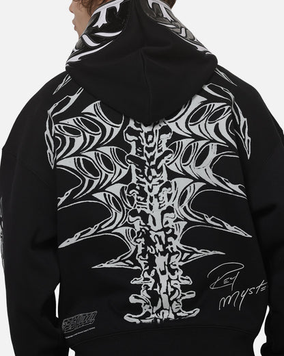 AVILA 73 Studio Rey Mysterio Masked Hoodie Black Wash