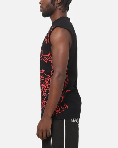 Ed Hardy Dragon Muscle T-Shirt Black
