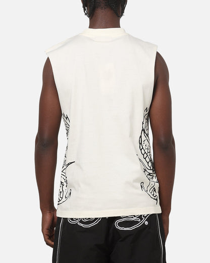 Ed Hardy Dragon Muscle T-Shirt Off White
