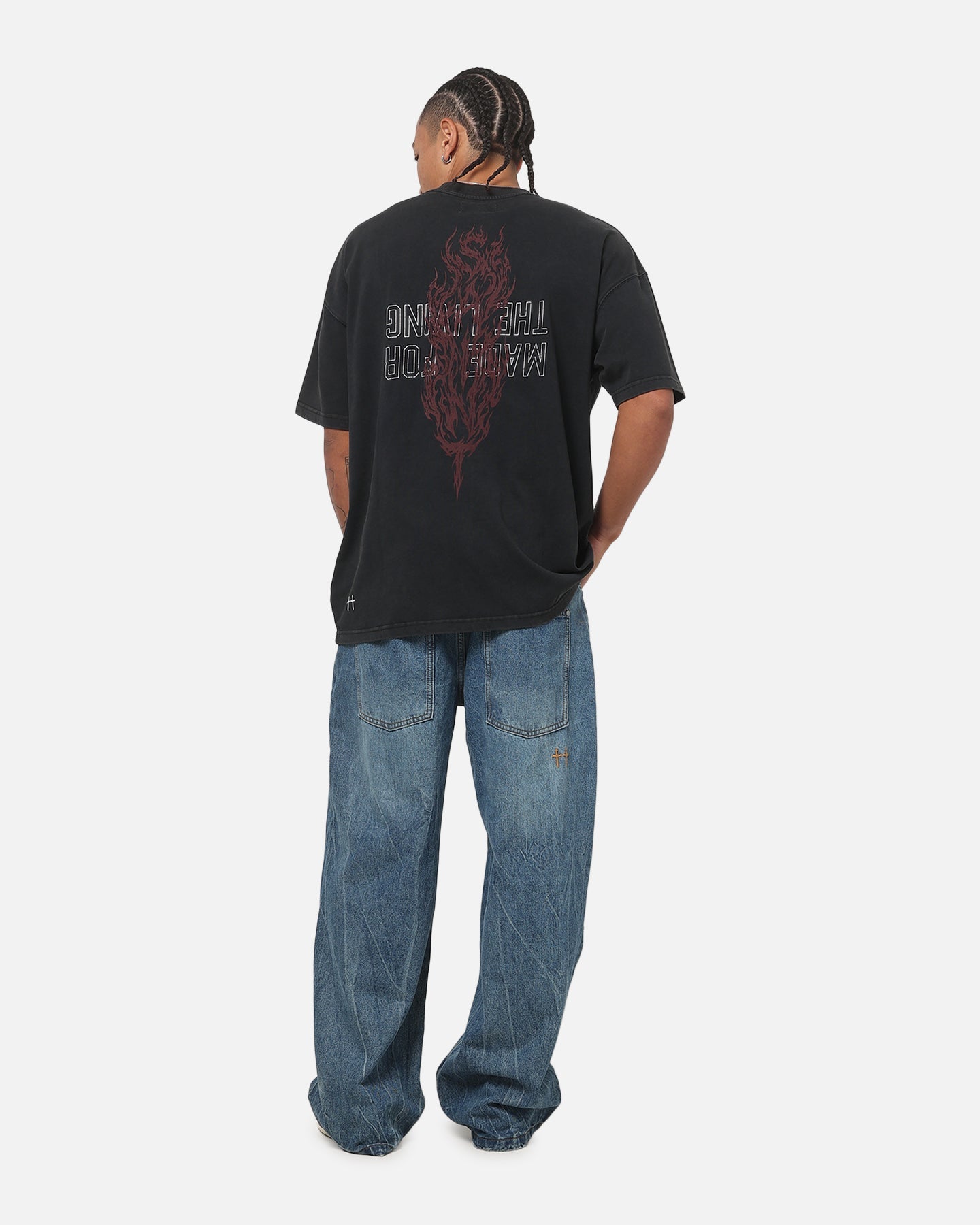 Saint Morta Made For The Living T-Shirt Washed Black