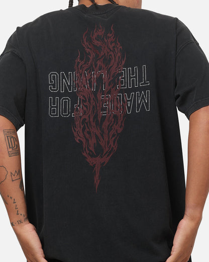 Saint Morta Made For The Living T-Shirt Washed Black