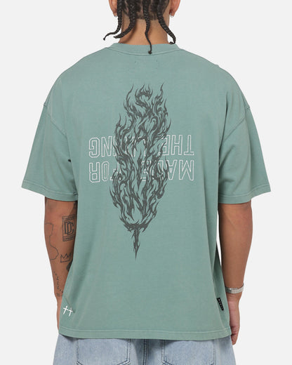 Saint Morta Made For The Living T-Shirt Washed Green