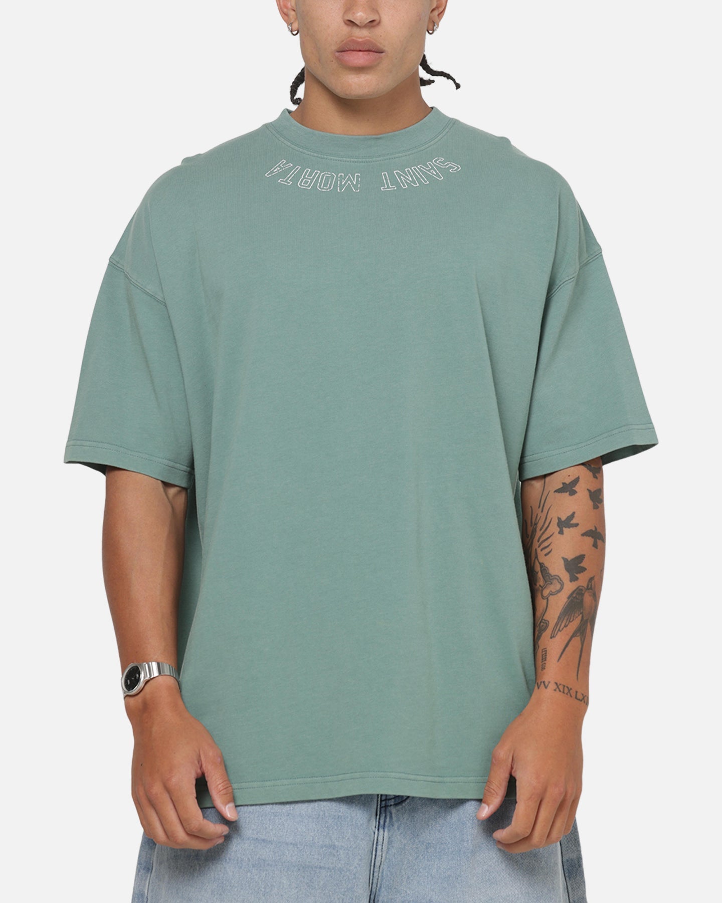 Saint Morta Made For The Living T-Shirt Washed Green