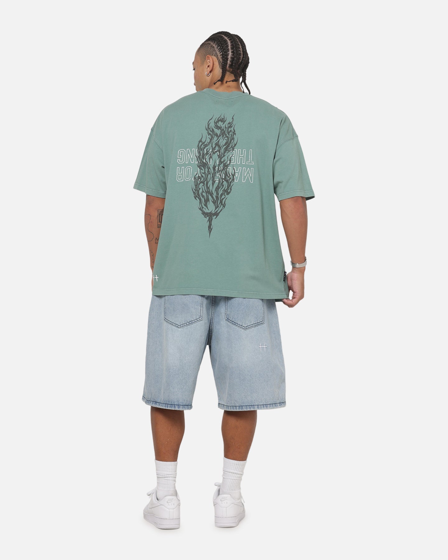 Saint Morta Made For The Living T-Shirt Washed Green