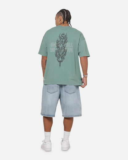 Saint Morta Made For The Living T-Shirt Washed Green
