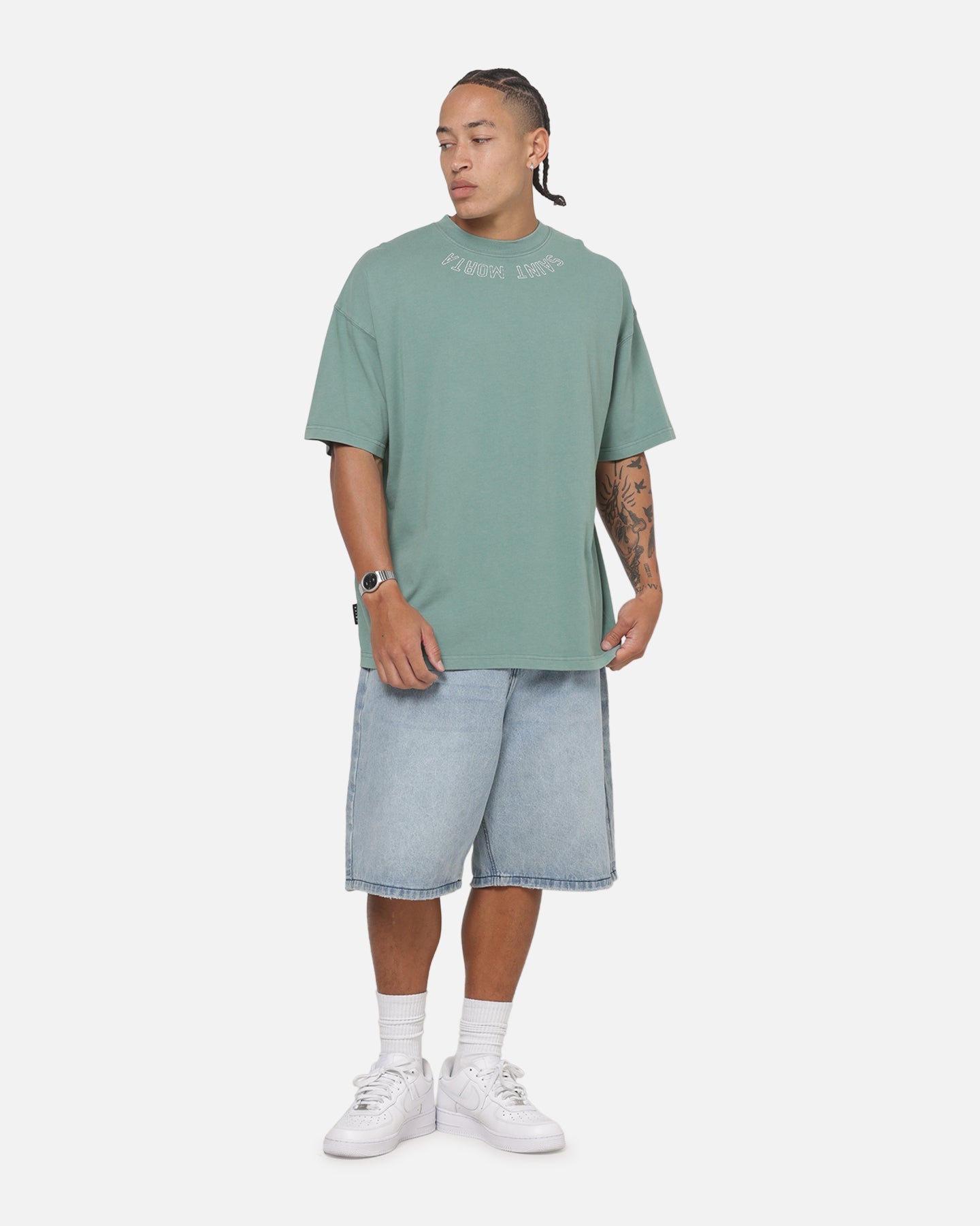 Saint Morta Made For The Living T-Shirt Washed Green