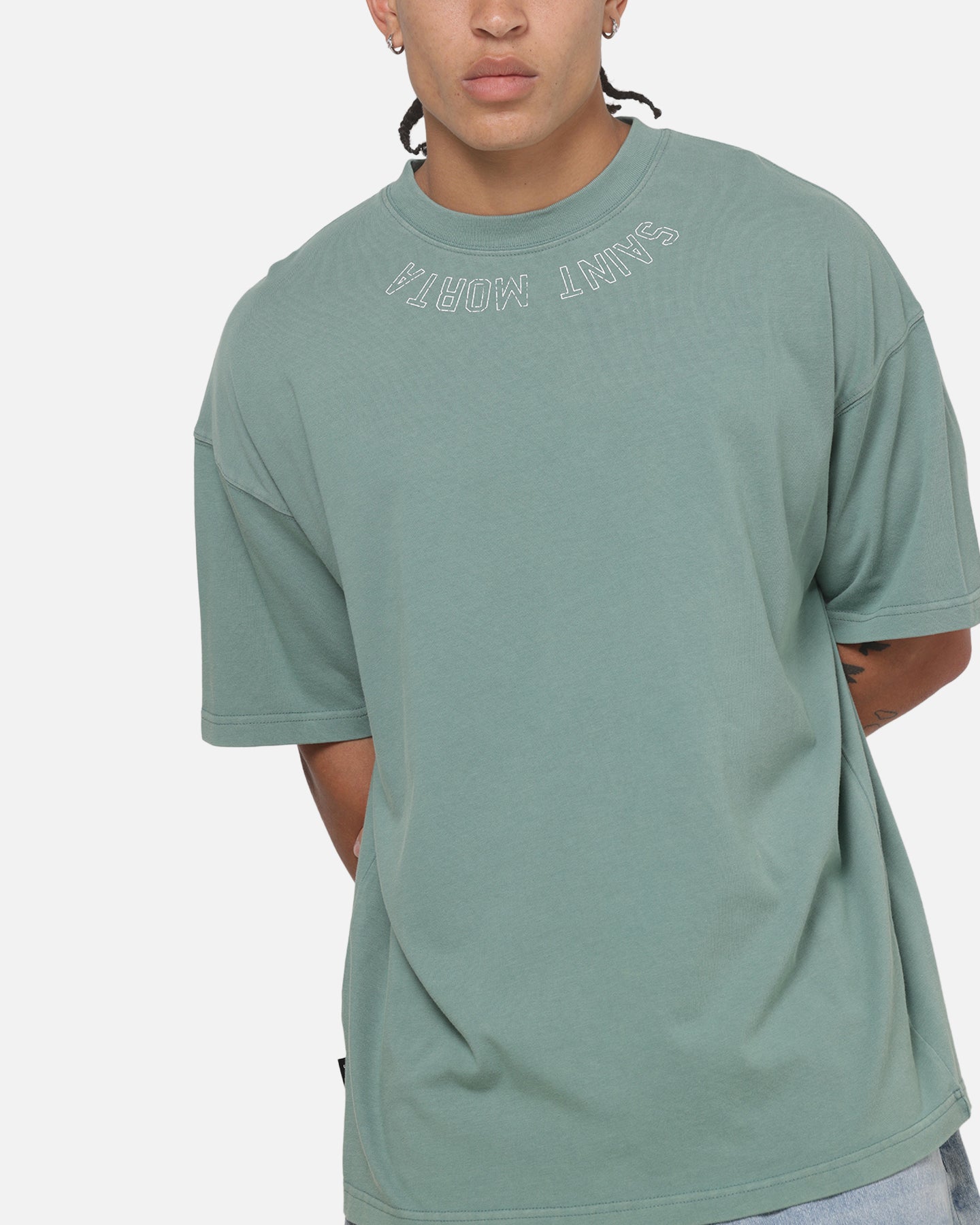 Saint Morta Made For The Living T-Shirt Washed Green