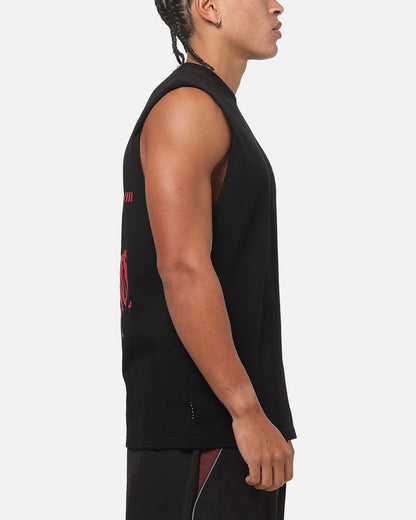 Saint Morta Exodus Oversized Muscle T-Shirt Black