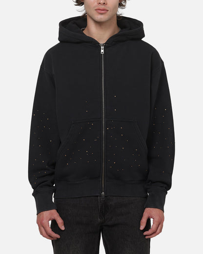 AVILA Saint Morta Medici Zip Hoodie Washed Black