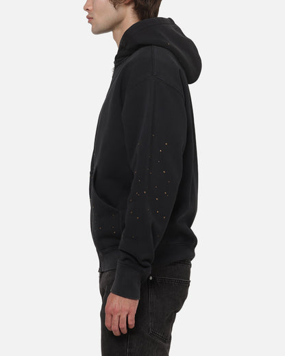 AVILA Saint Morta Medici Zip Hoodie Washed Black