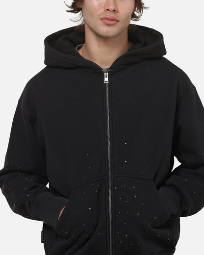 AVILA Saint Morta Medici Zip Hoodie Washed Black