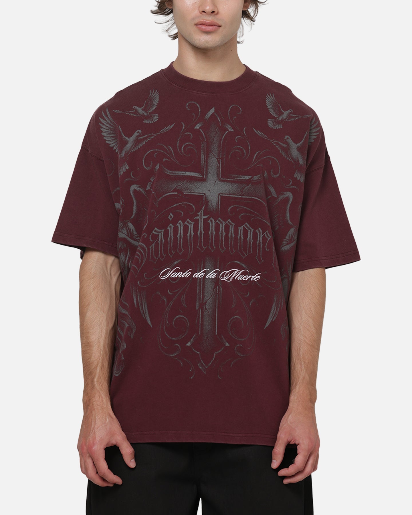 Saint Morta Renaissance Boxy T-Shirt Pigment Washed