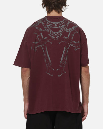 Saint Morta Renaissance Boxy T-Shirt Pigment Washed