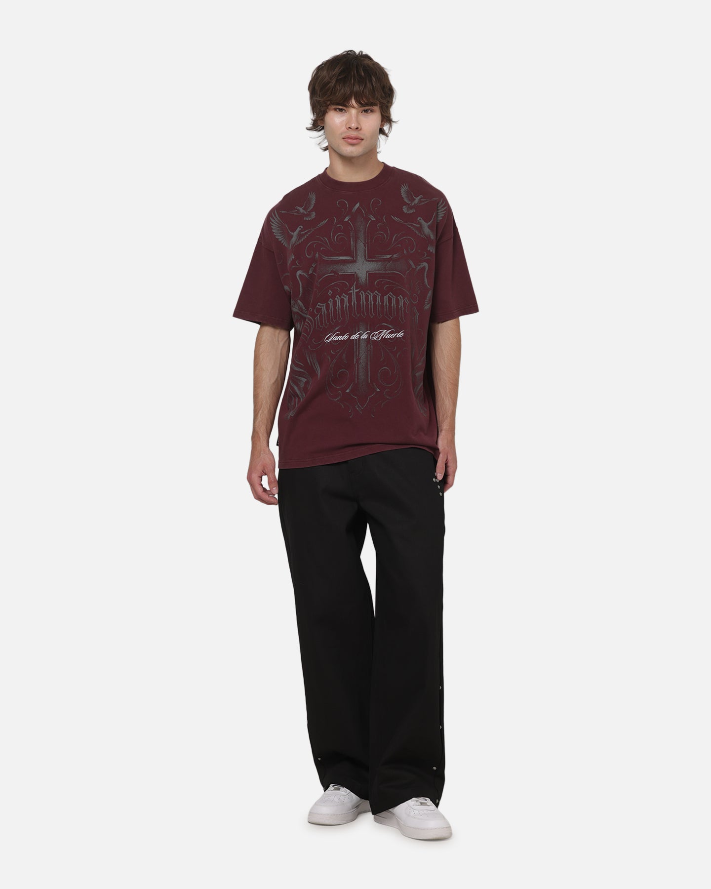 Saint Morta Renaissance Boxy T-Shirt Pigment Washed