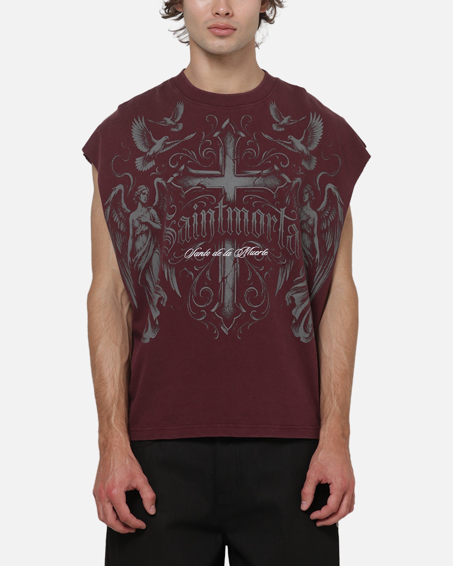 Saint Morta Renaissance Muscle T-Shirt Pigment Washed