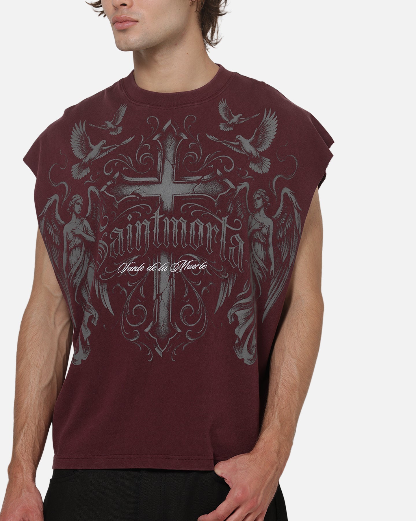 Saint Morta Renaissance Muscle T-Shirt Pigment Washed