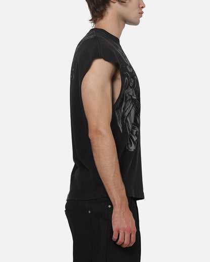 Saint Morta Renaissance Muscle T-Shirt Washed Black
