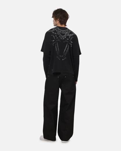 Saint Morta Renaissance Layered Long Sleeve T-Shirt Washed Black