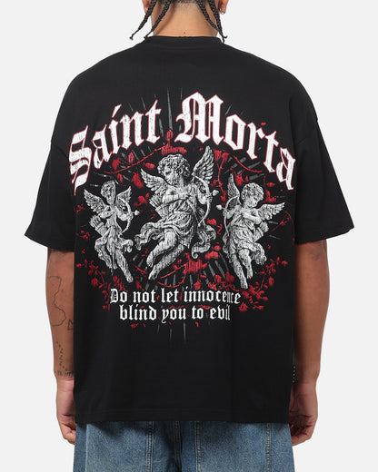 Saint Morta Blind To Evil Boxy T-Shirt Black